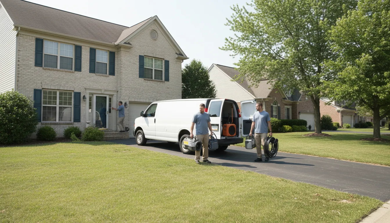 Emergency Water Extraction in Pomeroy, Ohio